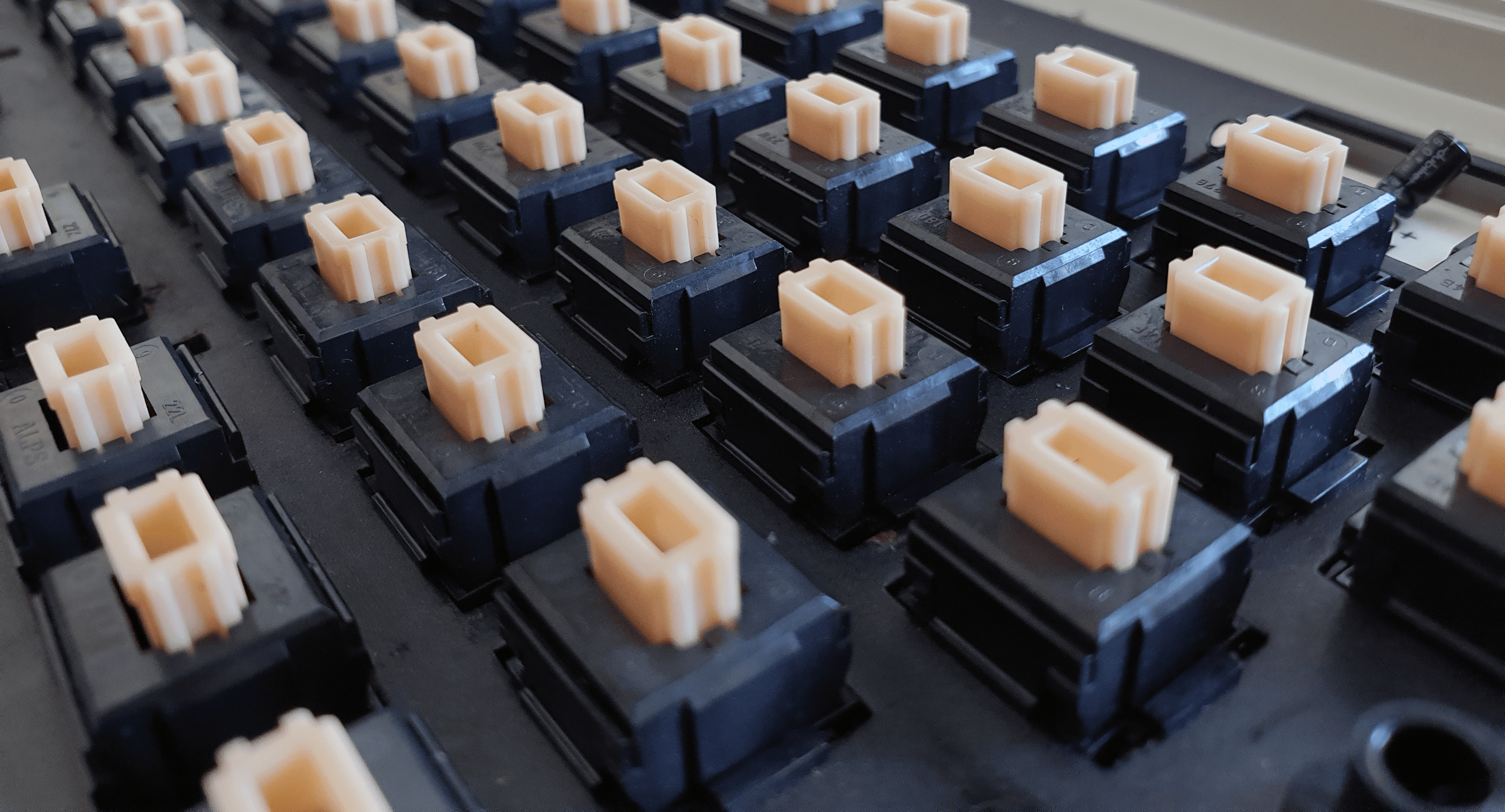 Apple Standard Keyboard, click-modded