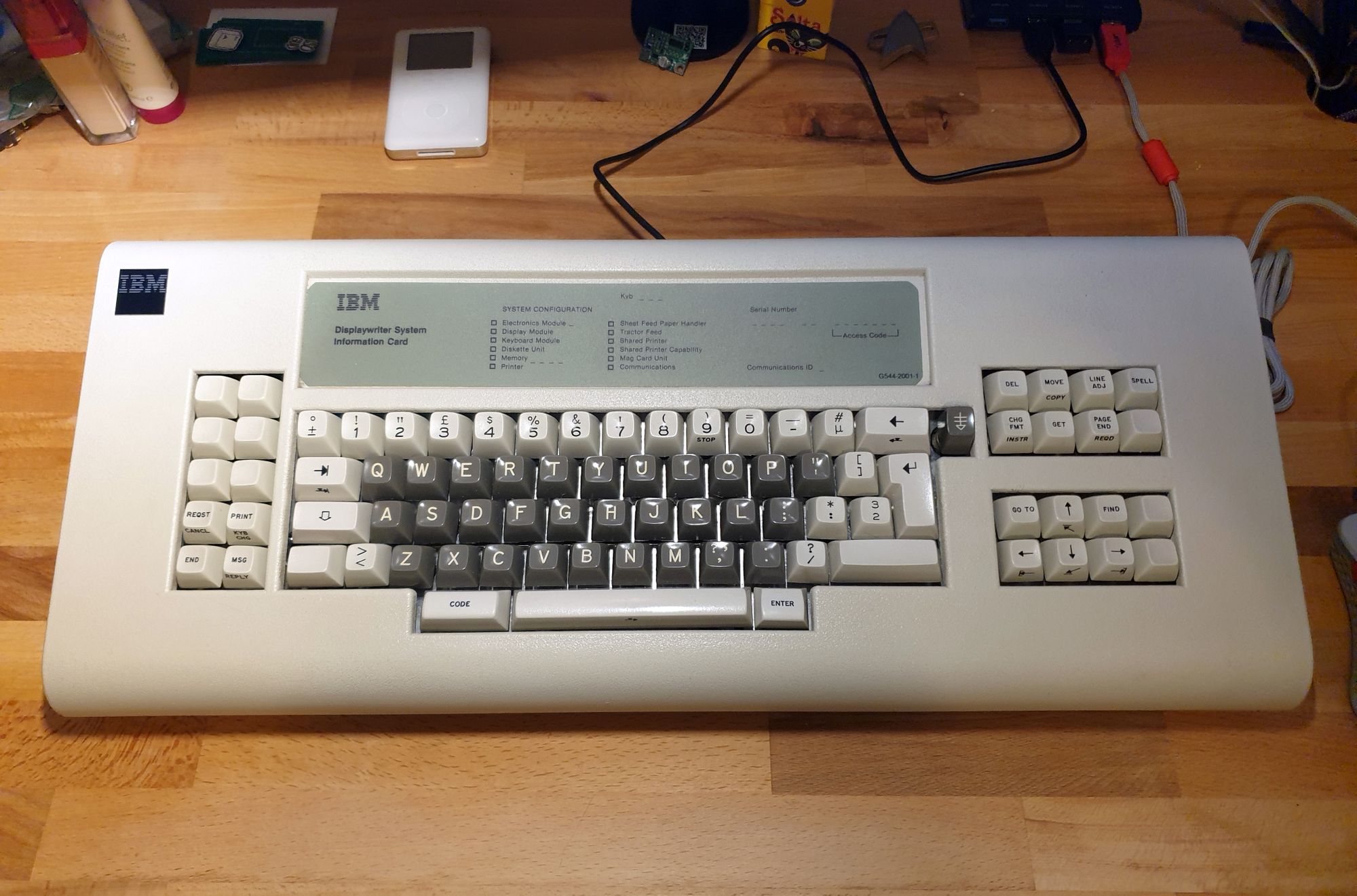 IBM Model B 6580 Displaywriter Keyboard