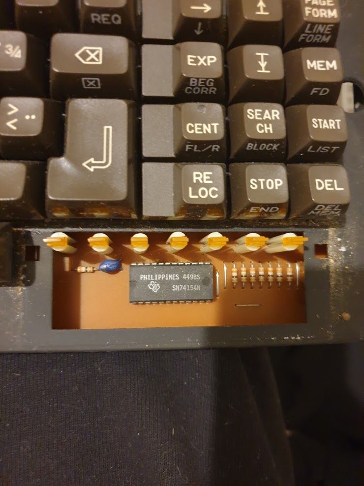 Sharp ZX-510 Keyboard Module (Alps SKFF)